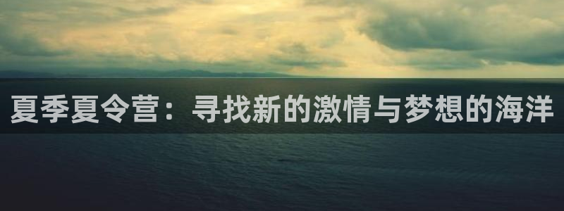  vsport体育阿根廷：夏季夏令营：寻找新的激情与梦想的海洋